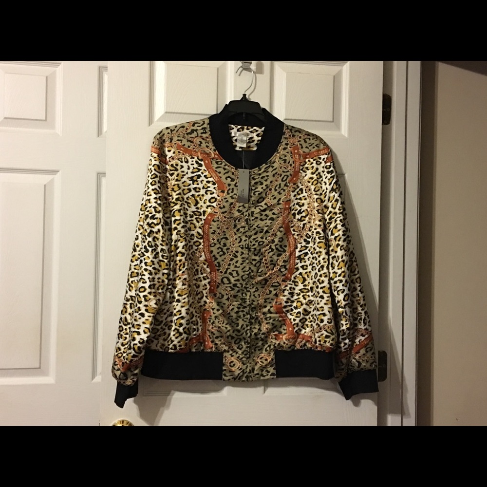 Satin bomber jacket